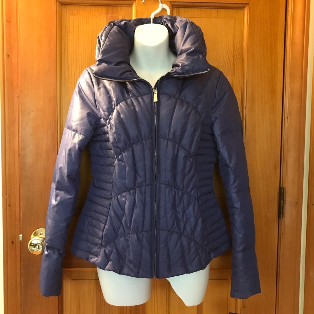Blanca Noir Down Puffer Coat - NWT! Medium